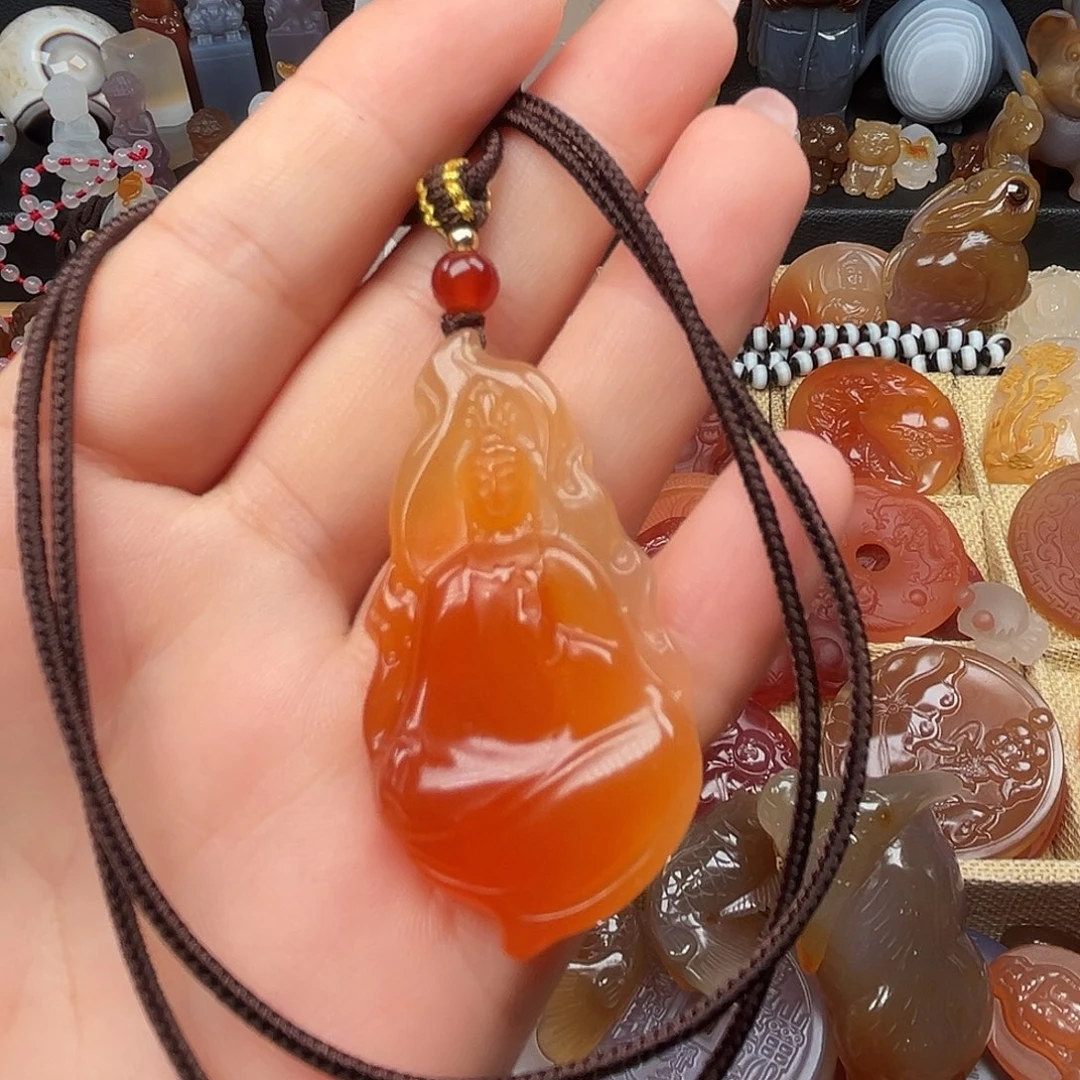 玛瑙/玉髓未镶嵌颈饰