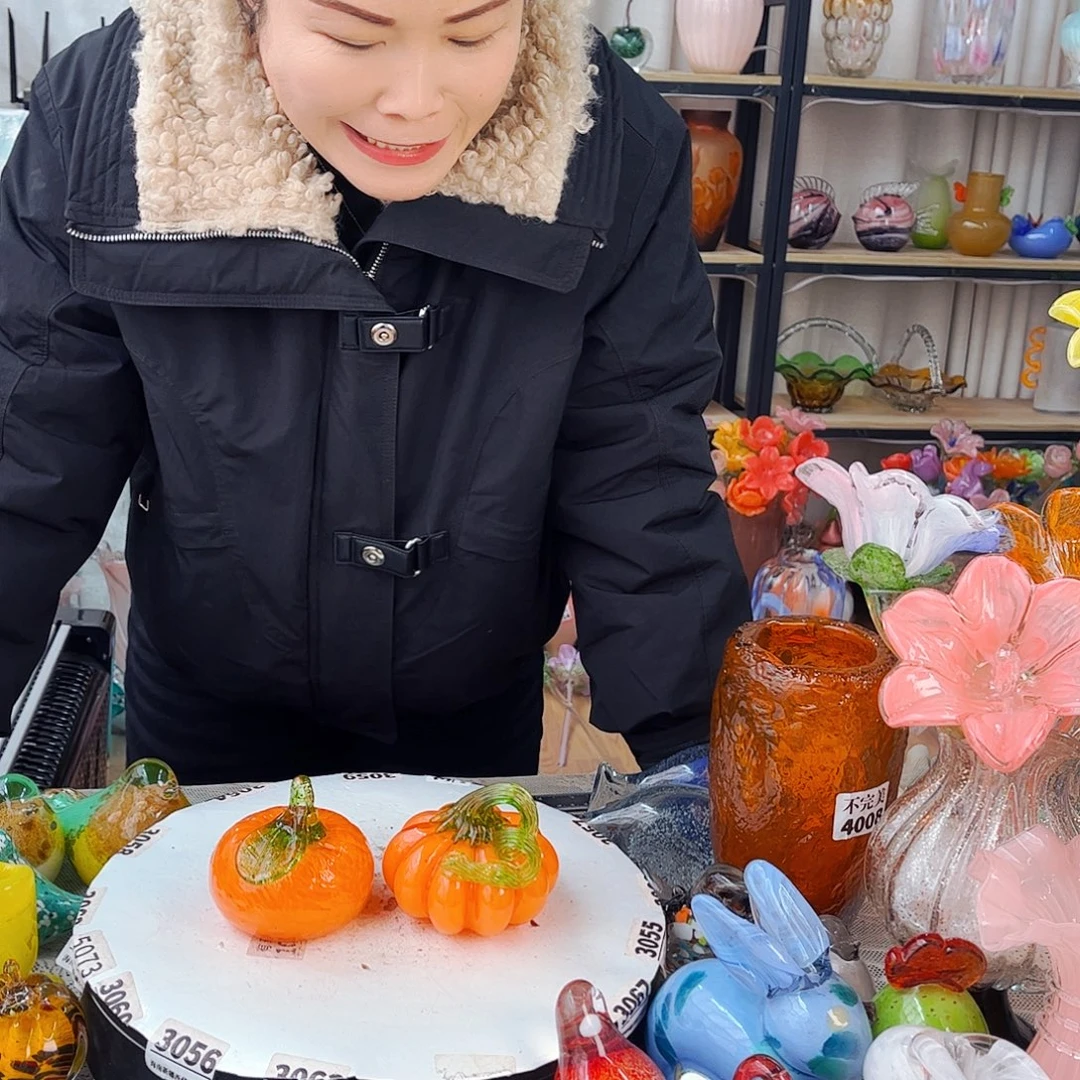 1南瓜1柿子家悦琉璃工艺品