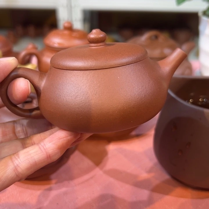 茶案紫砂精工矮瓢120cc