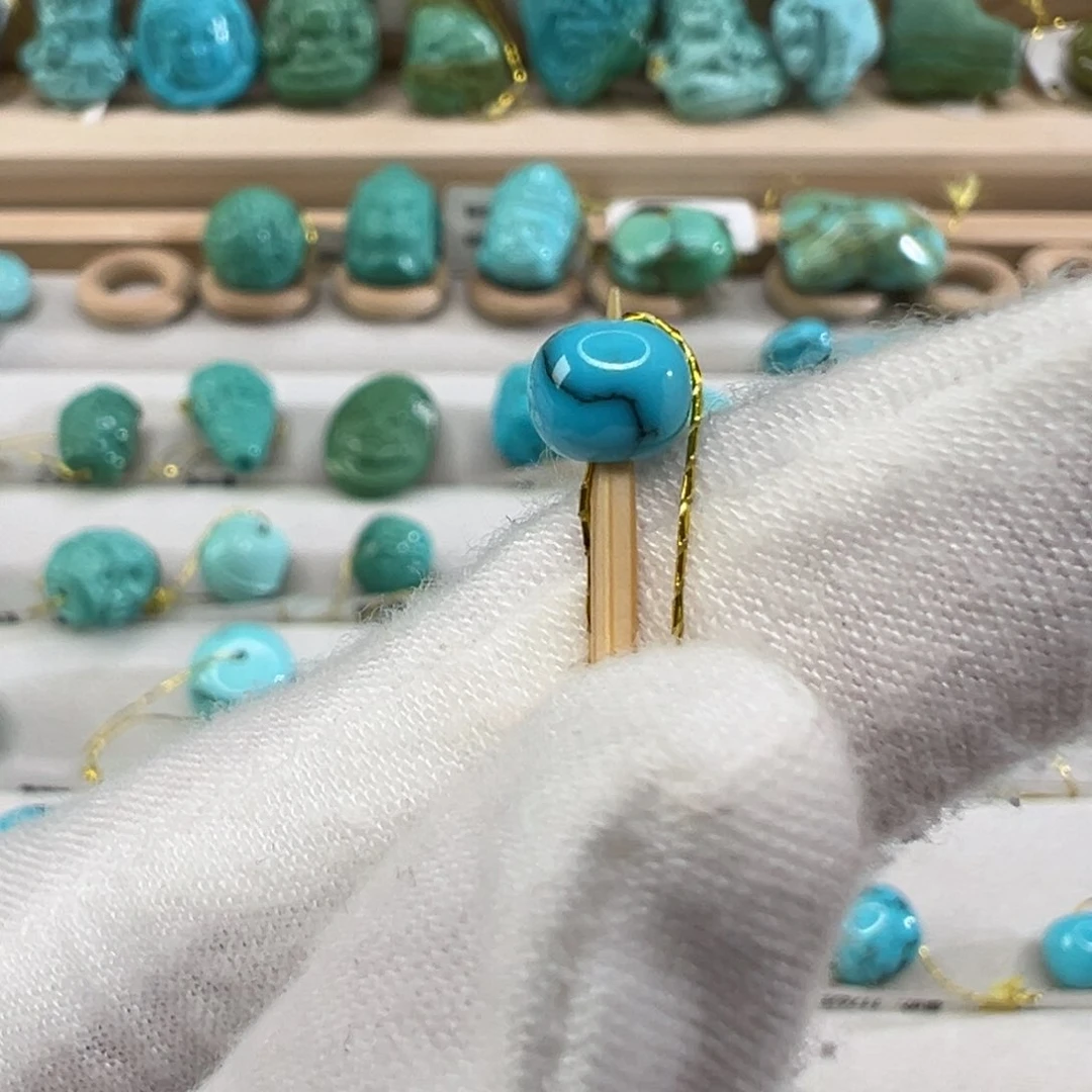 绿松石未镶嵌配饰
