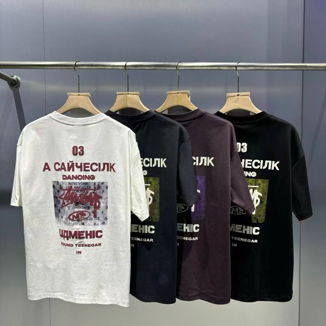 数字03广州uus高货男装夏季潮流新款个性百搭休闲短袖67907