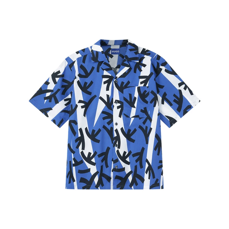 Hugo Boss雨果博斯【新品】男士HUGO系列宽松短袖衬衫50534201