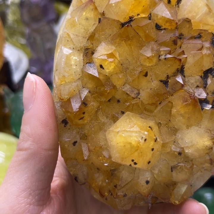 圆****未镶嵌水晶珠宝半成品摆件