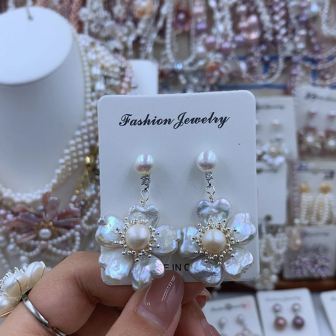 项圈银S925镶嵌淡水珍珠