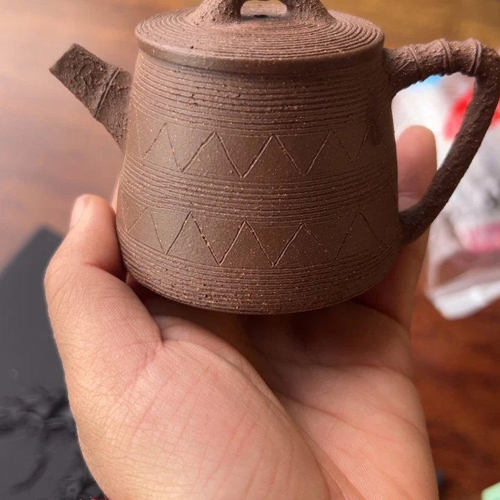 紫砂茶壶小高瓢100cc段泥