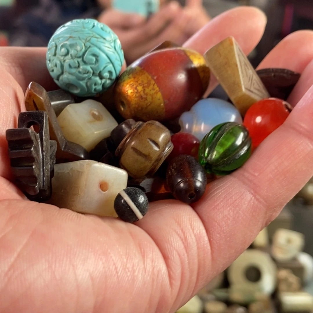 和田玉挂件未镶嵌管*