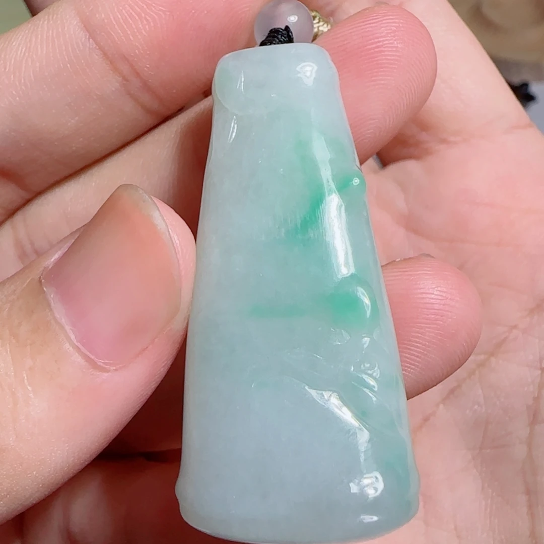 颈饰未镶嵌翡翠竹节