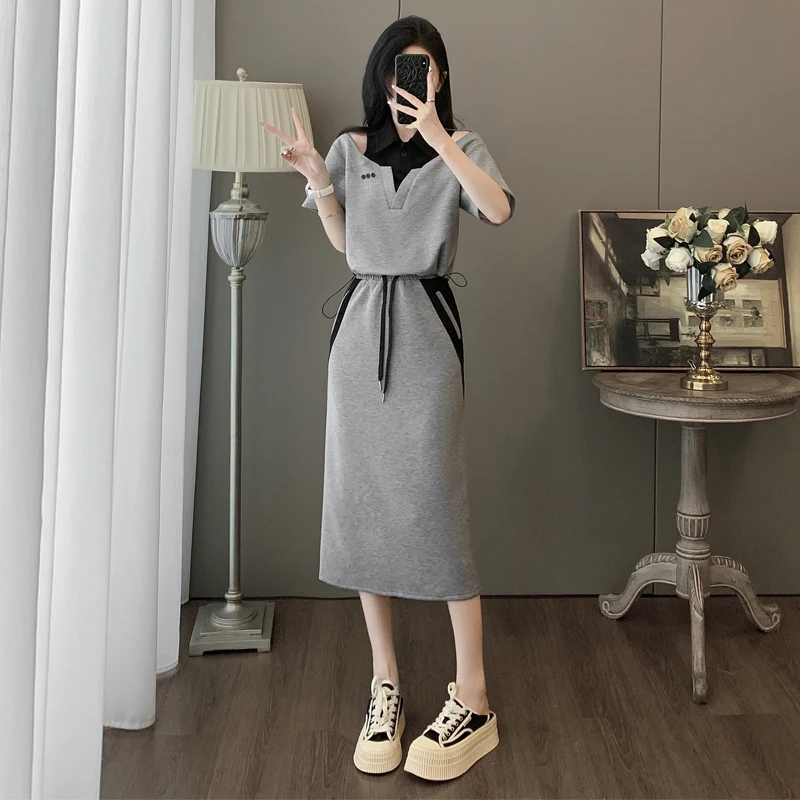 2025新款夏穿搭一整套气质休闲裙子套装女减龄显瘦大方得体两件套