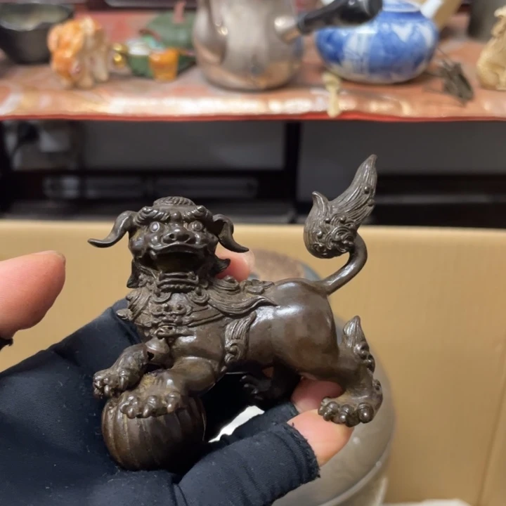 悟**道铜了中古工艺品摆件