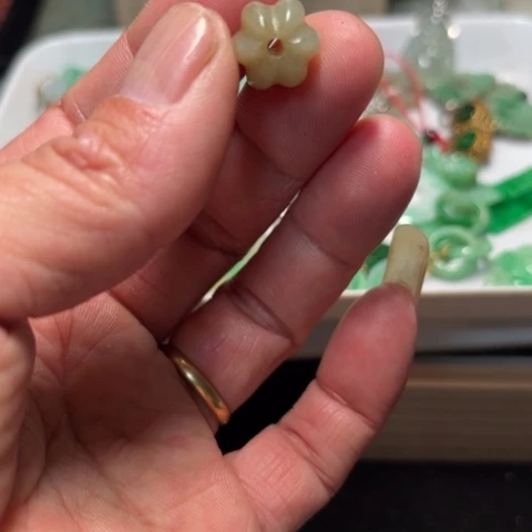 和田玉（糖玉）手链未镶嵌赏**茶
