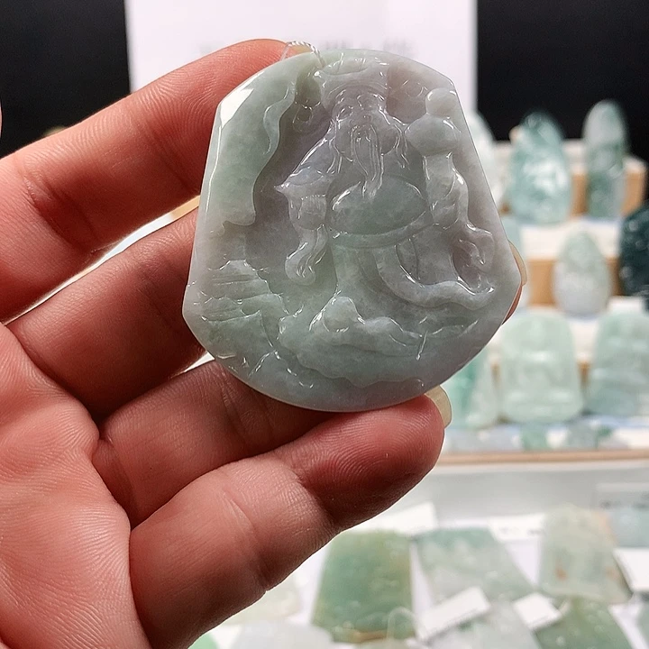 吊坠(不含链)未镶嵌翡翠41财神爷