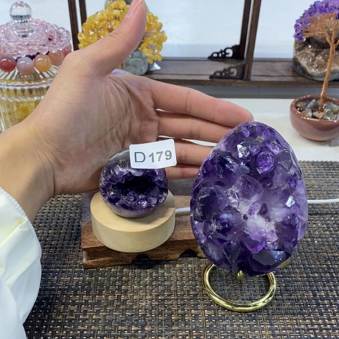 紫晶摆件摆件未镶嵌?*