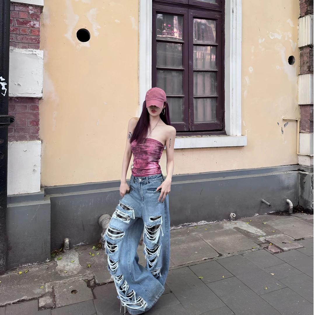 【Duu59-139】 No退换介意勿拍 辣妹风上衣裤子