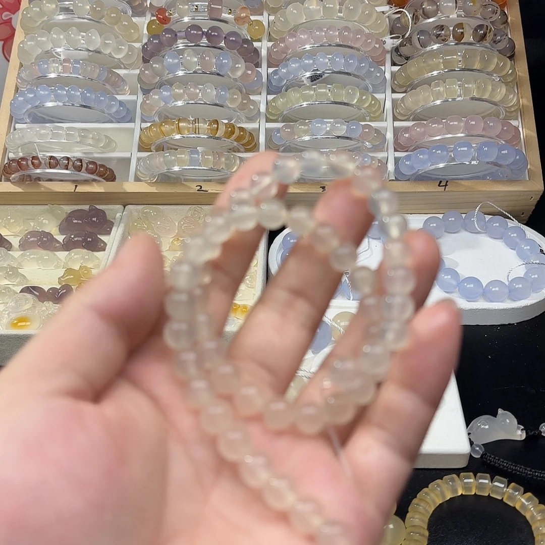 玛瑙/玉髓未镶嵌手链