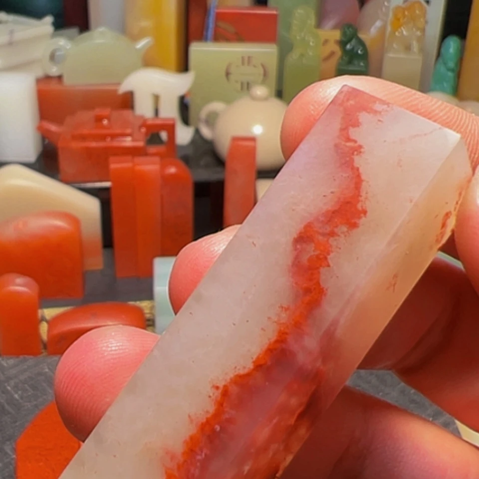 【闪购商品】寿山石印石查**人老挝石印石印章