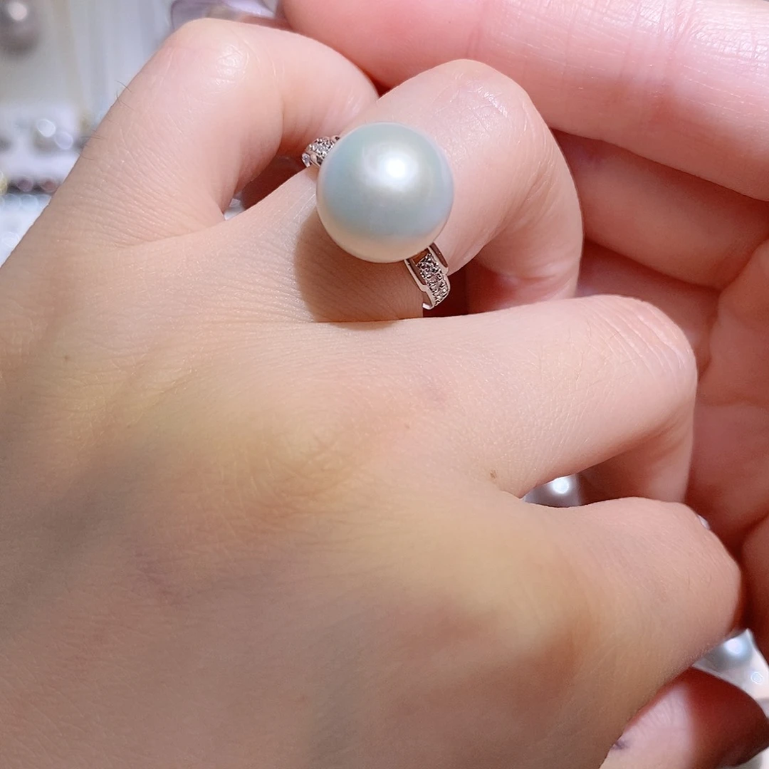 戒指未镶嵌淡水珍珠s y