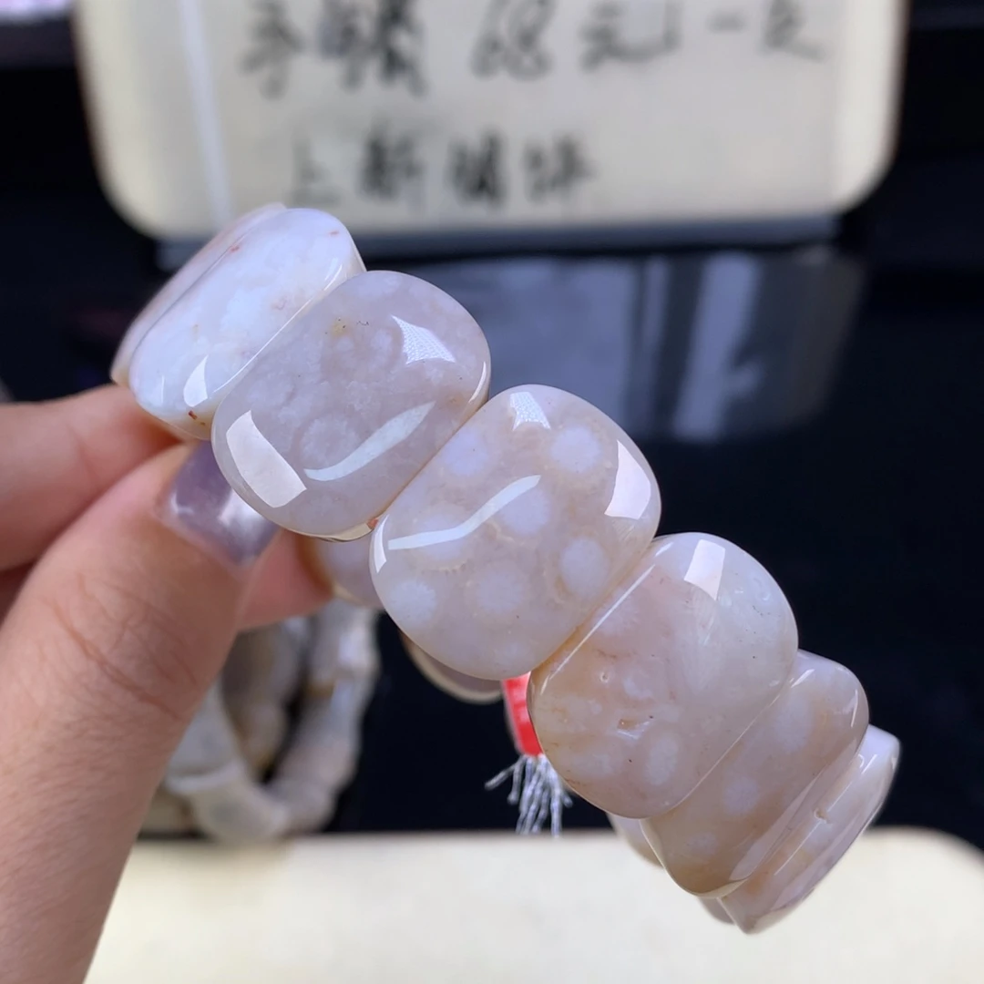 硅化珊瑚（珊瑚玉）未镶嵌吊坠(赠链)精美五折手牌（56号）