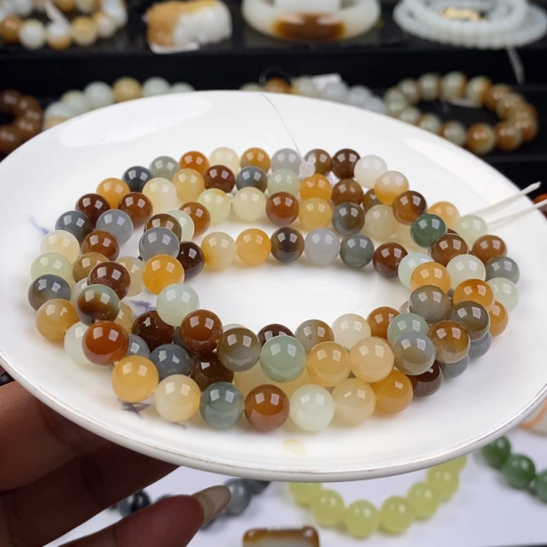 和田玉手串未镶嵌