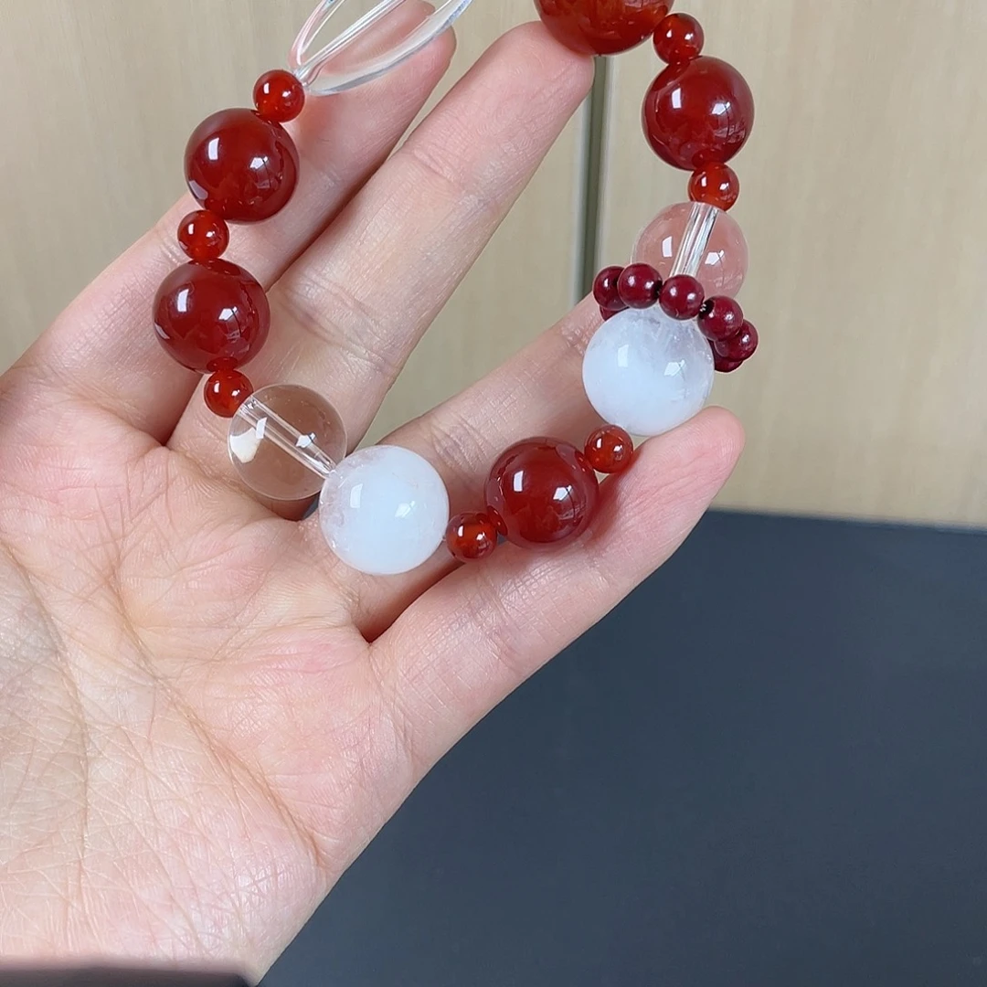 未镶嵌水晶手串手串白幽灵圣诞款