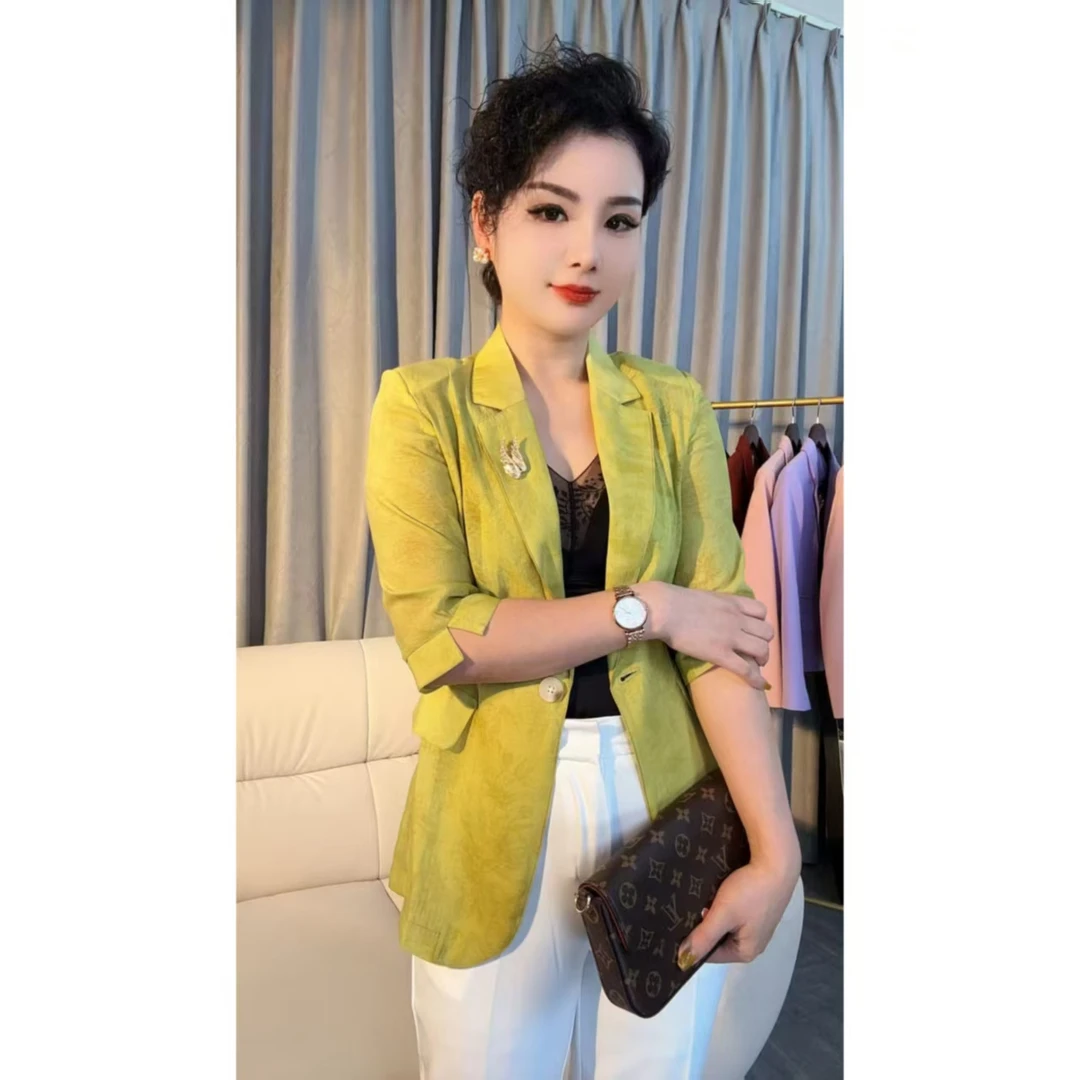 糖糖严选  夏季新款轻薄修身西服23952