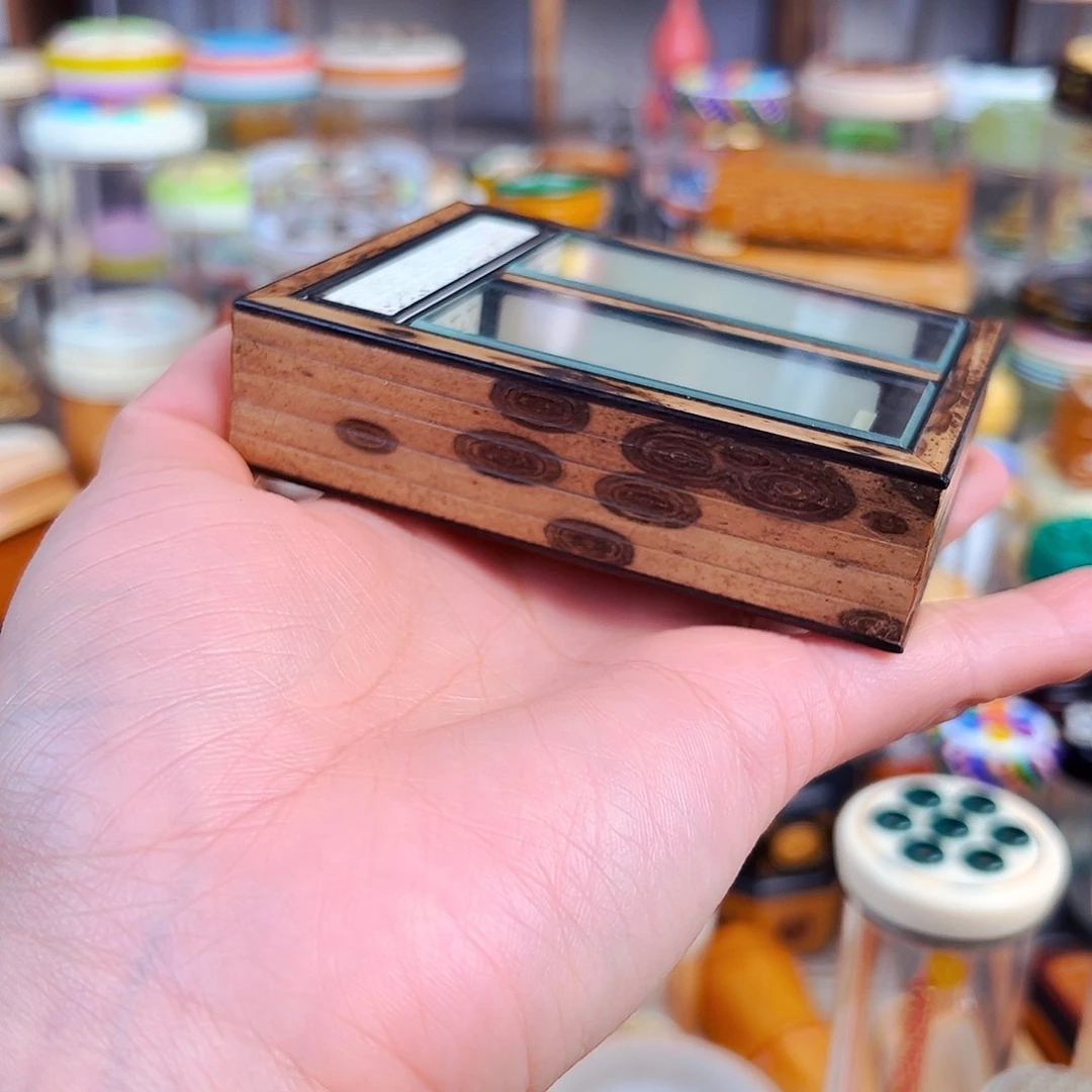 木张圣林梅鹿竹双格竹蛉金钟盒