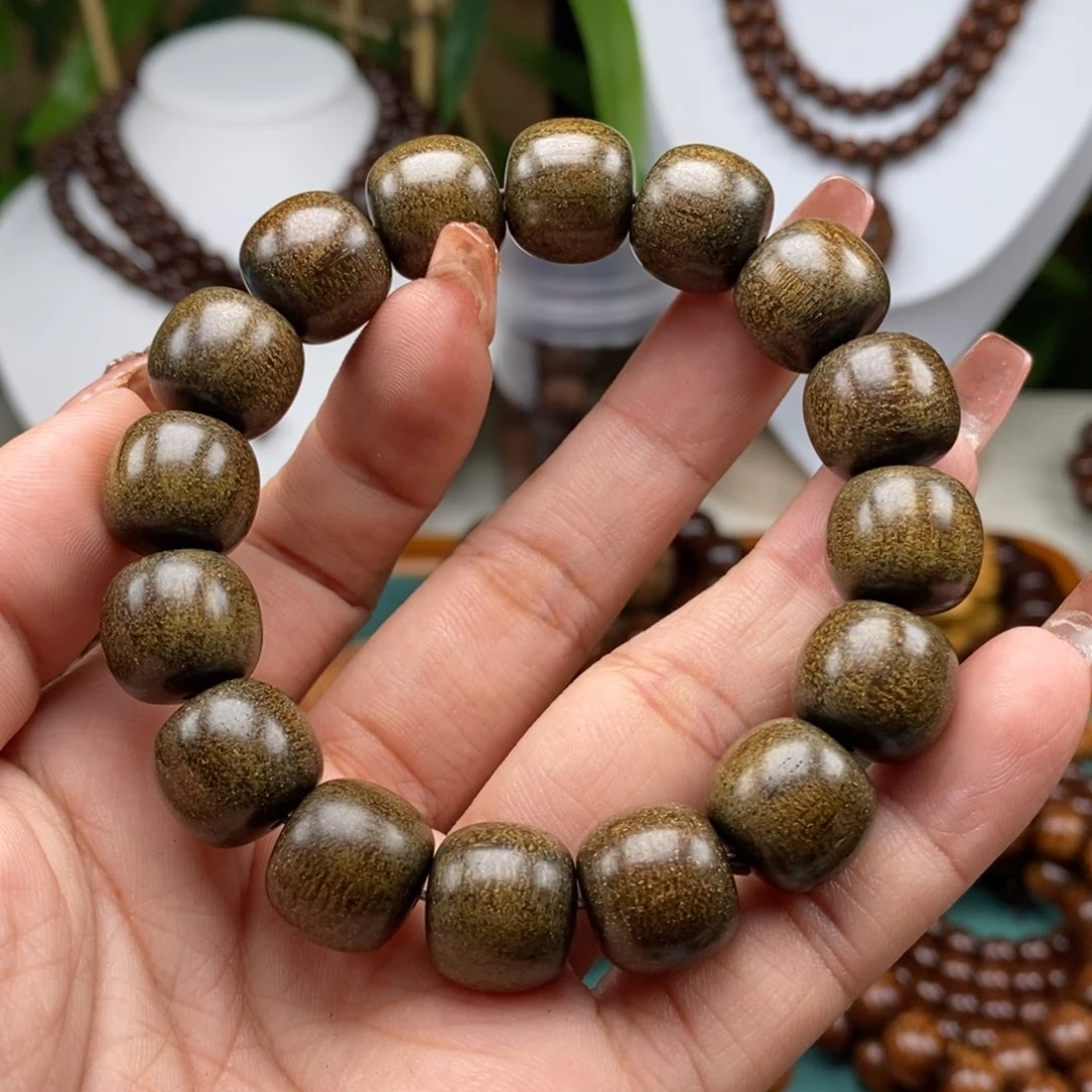 贡木手串/手链知*贡木1314绿龙