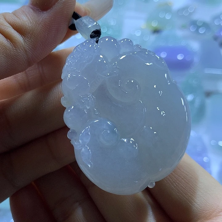 翡翠未镶嵌颈饰天然翡翠A货吊坠