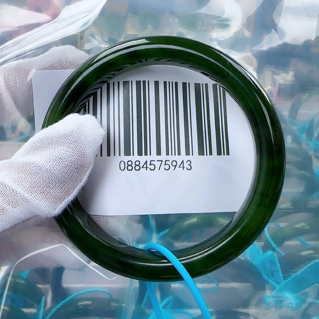 和田玉（碧玉）手镯未镶嵌5960