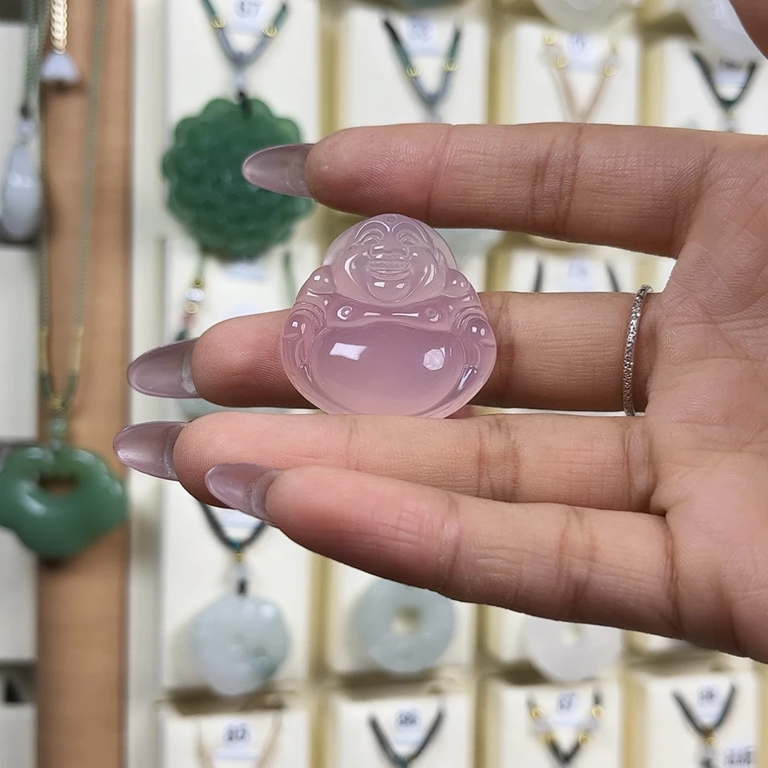 玛瑙/玉髓未镶嵌吊坠(赠链)