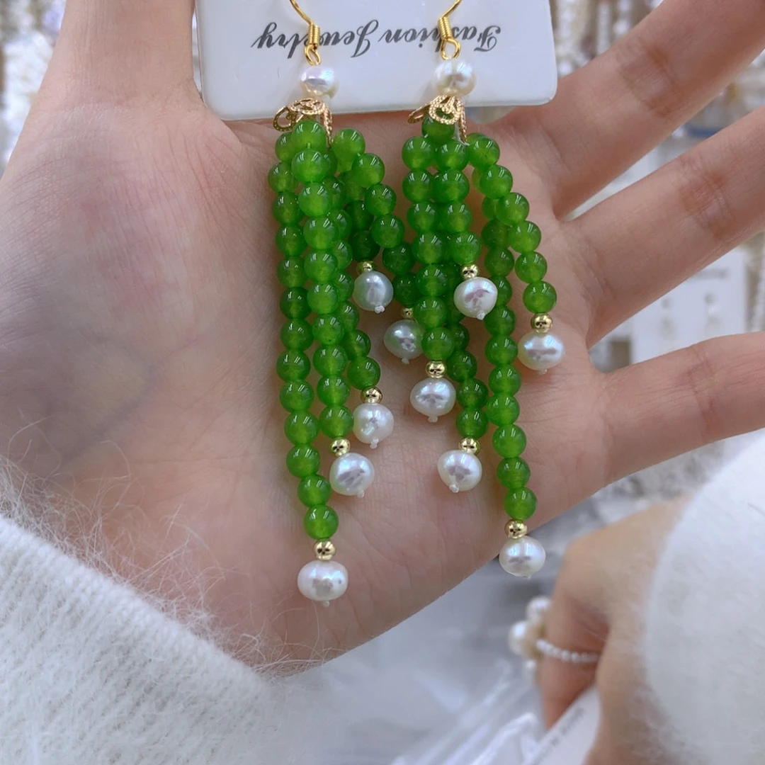 颈饰合金淡水珍珠