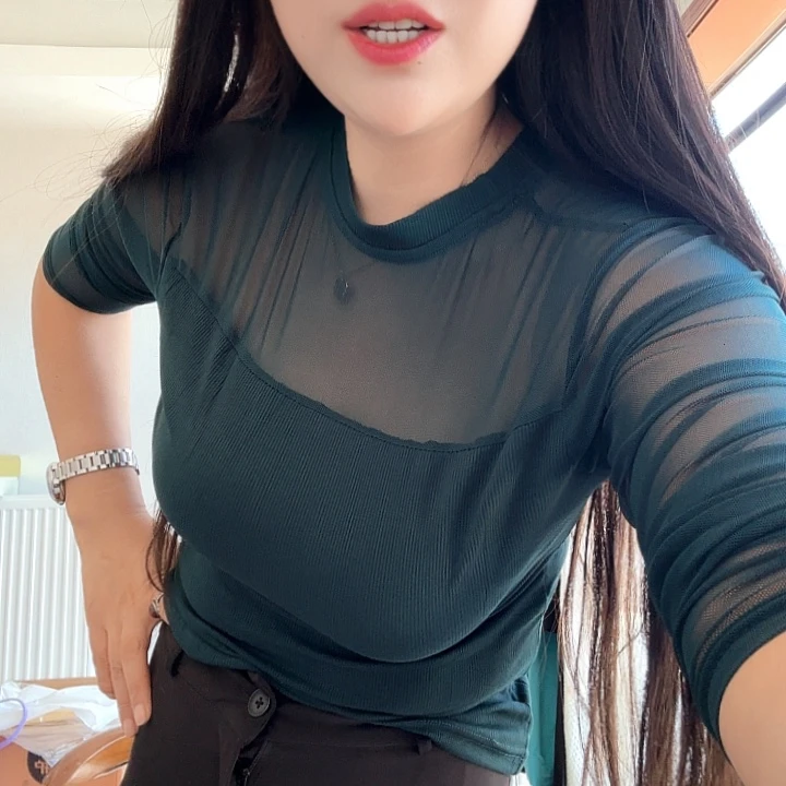 9502/均码蓝色体恤130以下