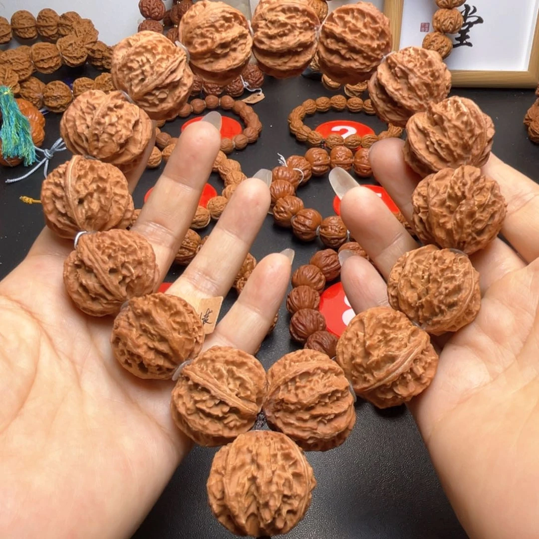 文玩核桃手串龙脊八棱
