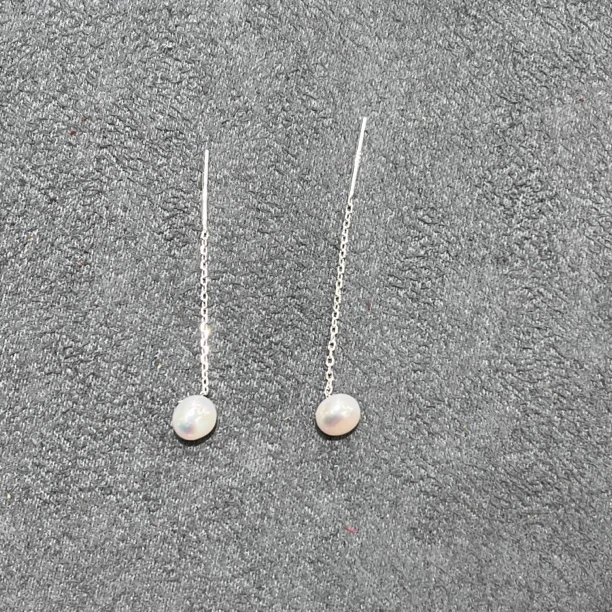 珍珠耳钉一对5mm-3619