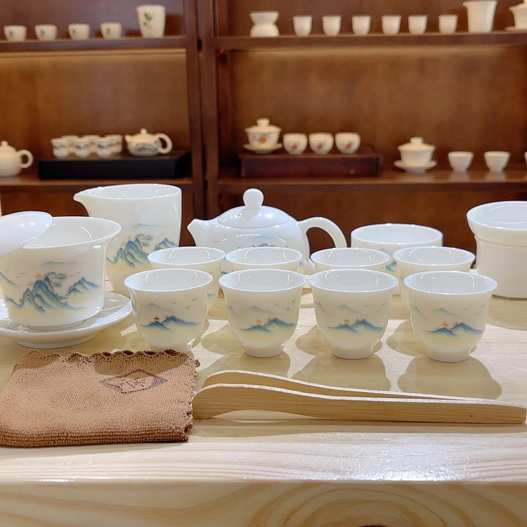 瓷片羊脂玉瓷羊脂玉瓷