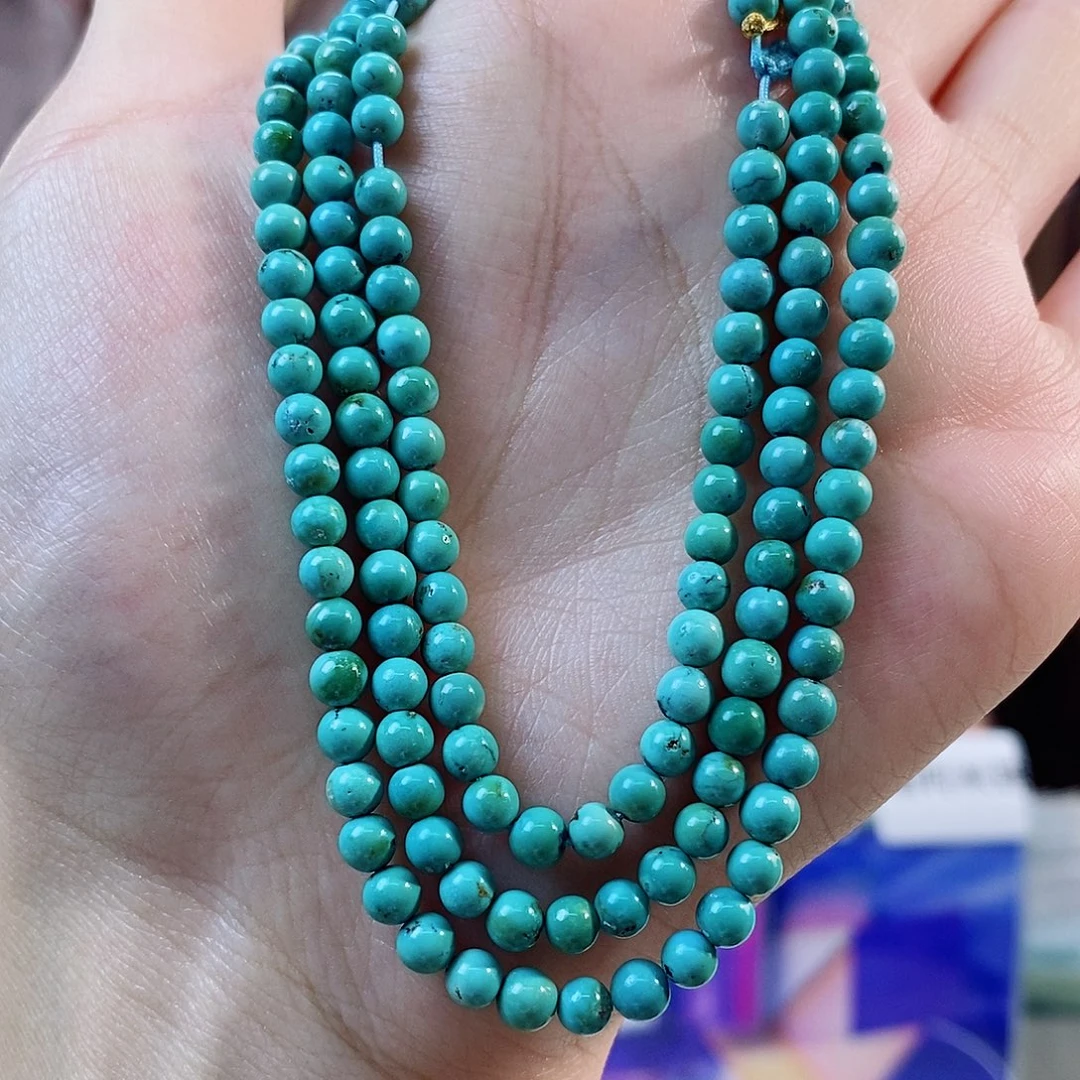 绿松石18K金镶嵌珠宝奇石