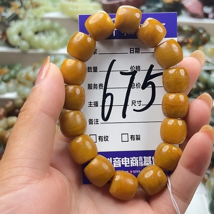仁***者未镶嵌手链透闪石质玉