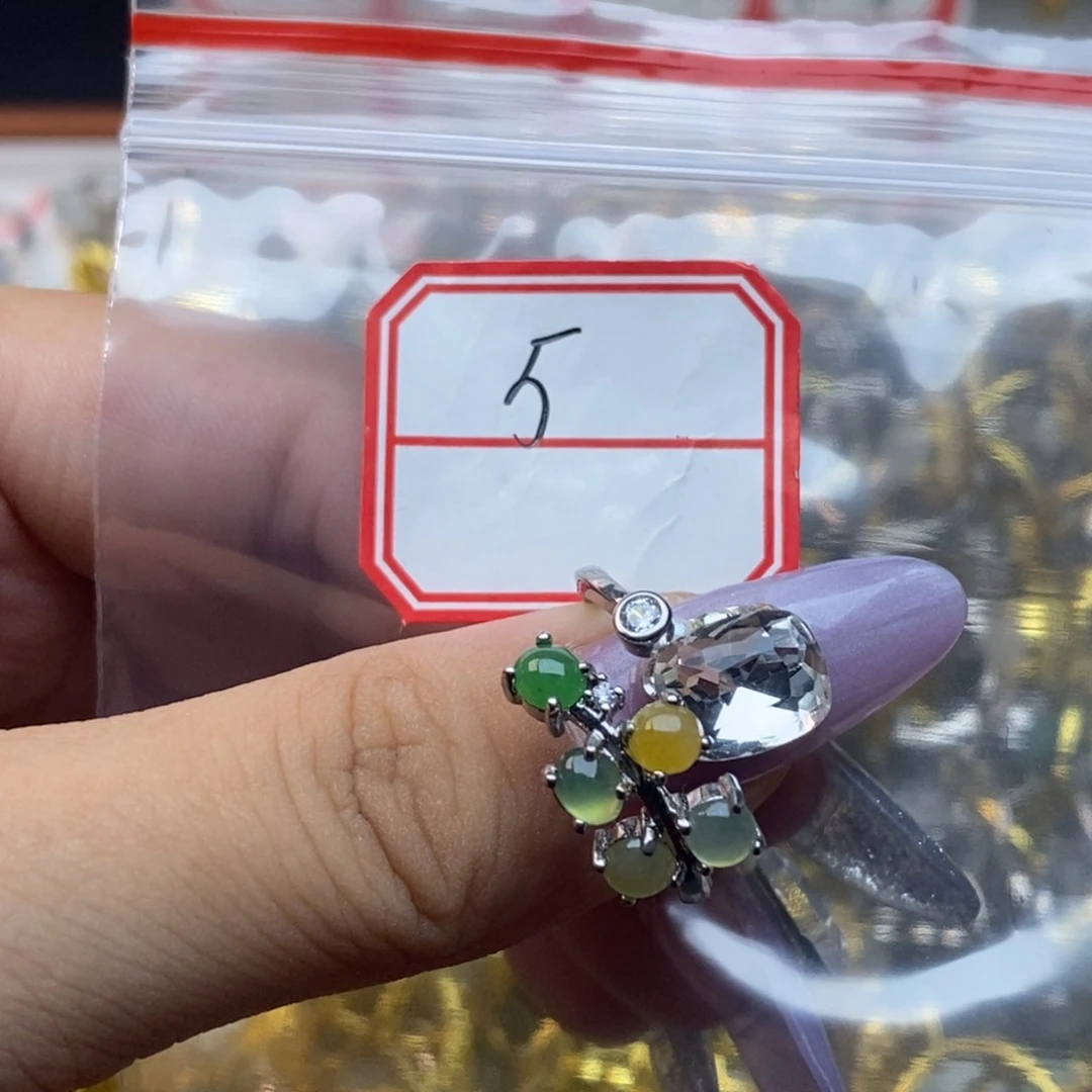 翡翠戒指合金翡翠首饰