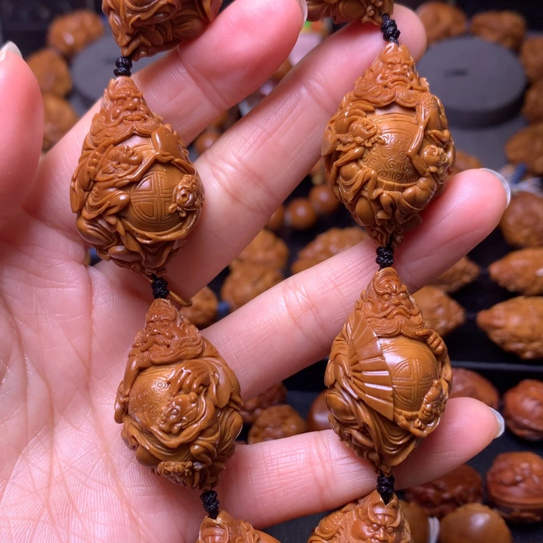 橄榄核手串/手链五鬼钟馗25尺寸