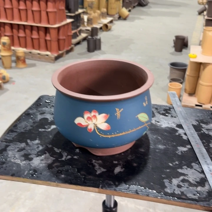 紫砂花盆紫砂花盆破损包赔