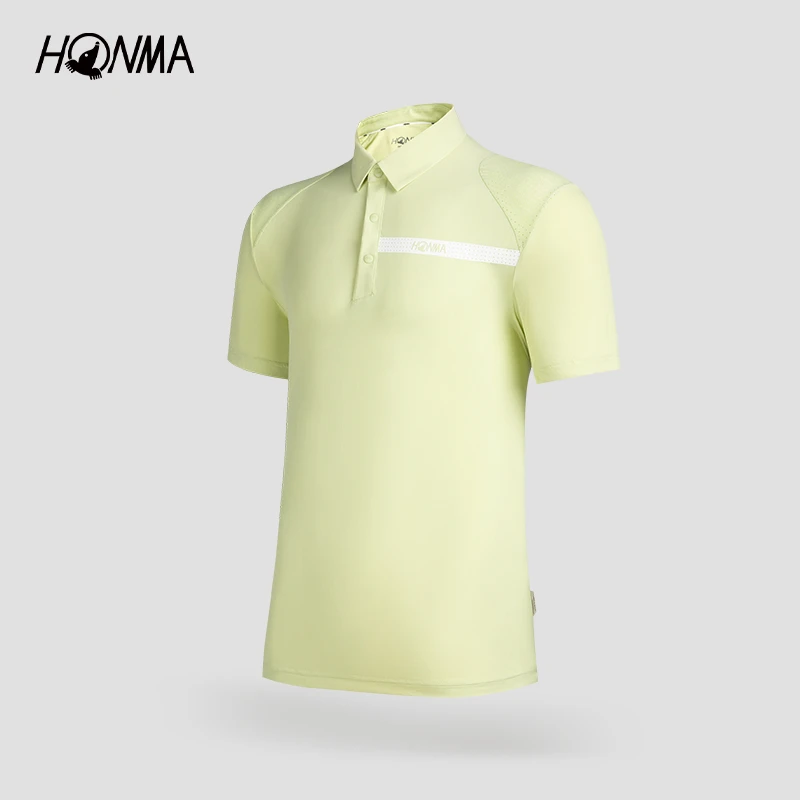 【专业高尔夫】HONMA运动防晒男士短袖POLO衫凉感HMKX707R815