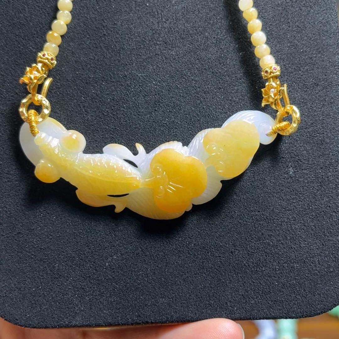 翡翠未镶嵌颈饰天然翡翠