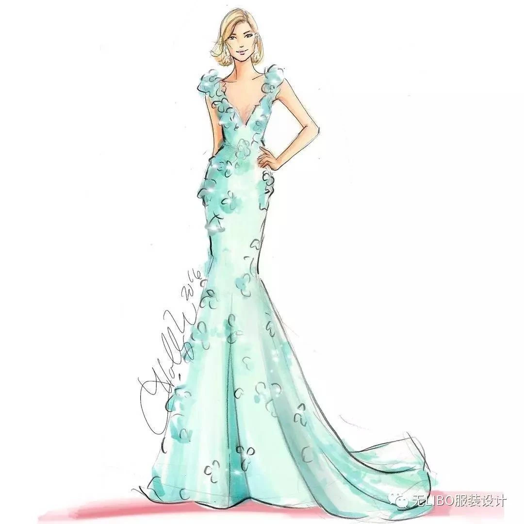 （定制款）仙女风春夏高弹力夏季无袖连衣裙高腰短袖蝴蝶