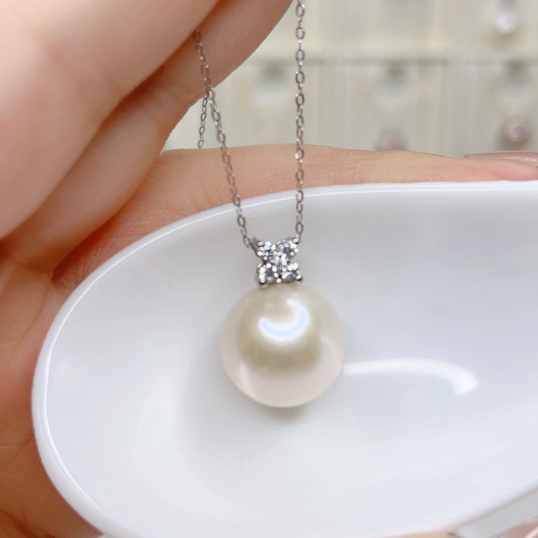 淡水珍珠吊坠(赠链)合金