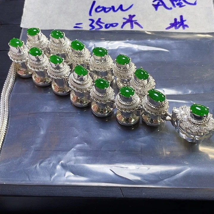 未镶嵌定制翡翠凤***缅甸天然翡翠A货