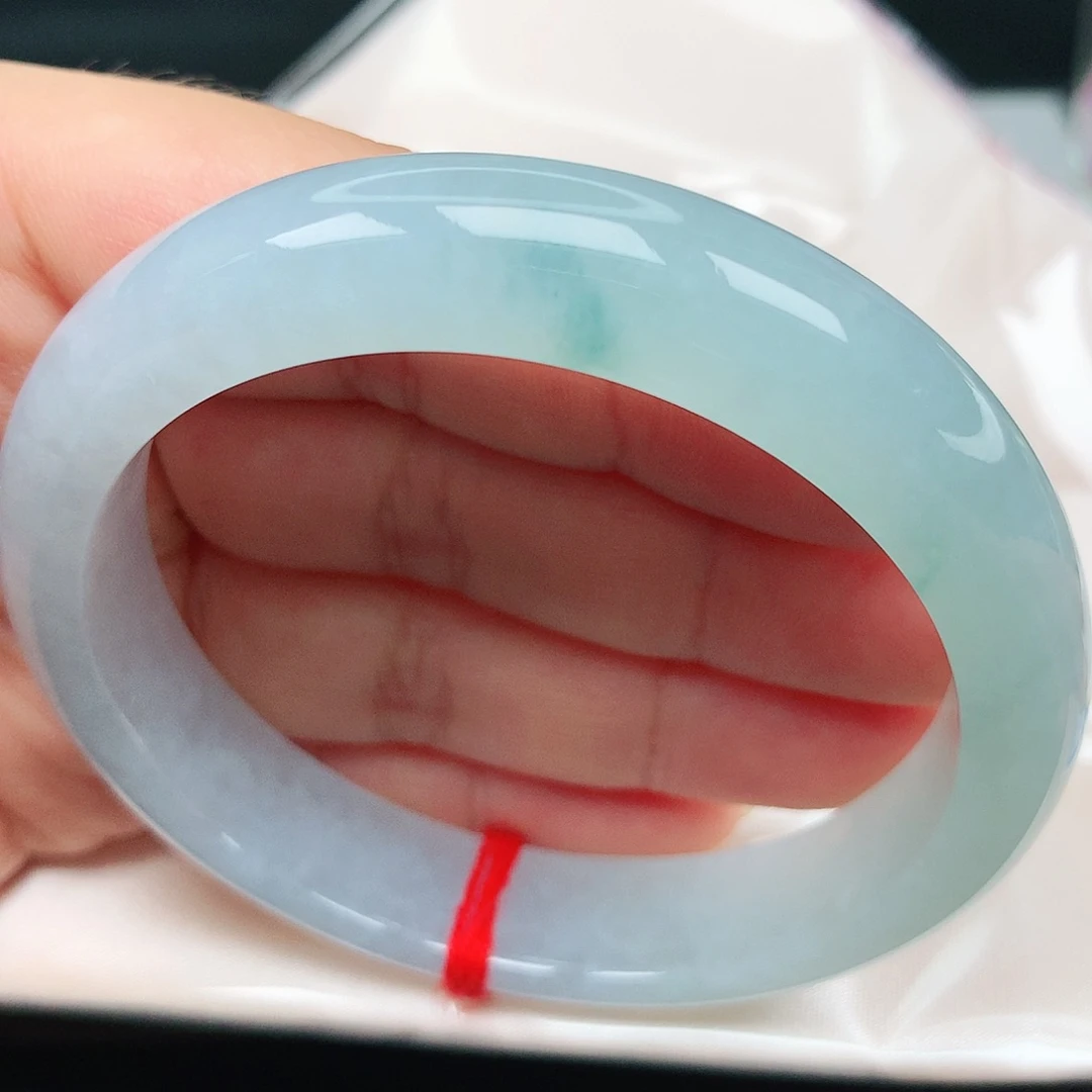 未镶嵌手镯翡翠33冰冰蓝