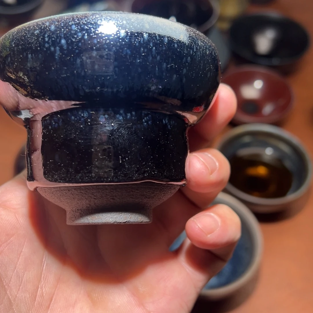 茶盏柴烧主人杯建窑建盏茶盏