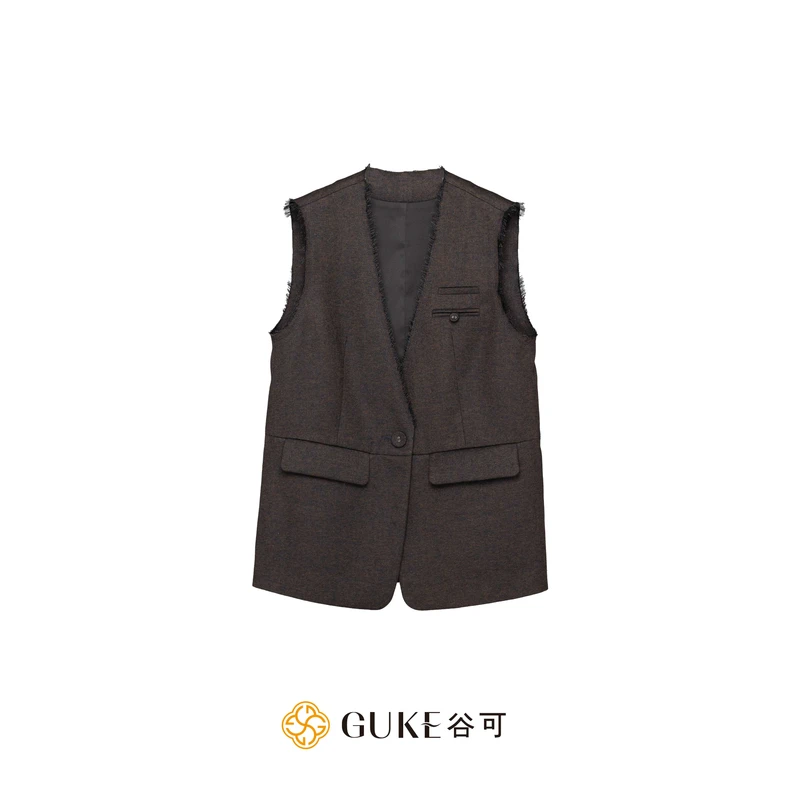 GKE/谷可S7367时尚马甲百搭休闲2025新款