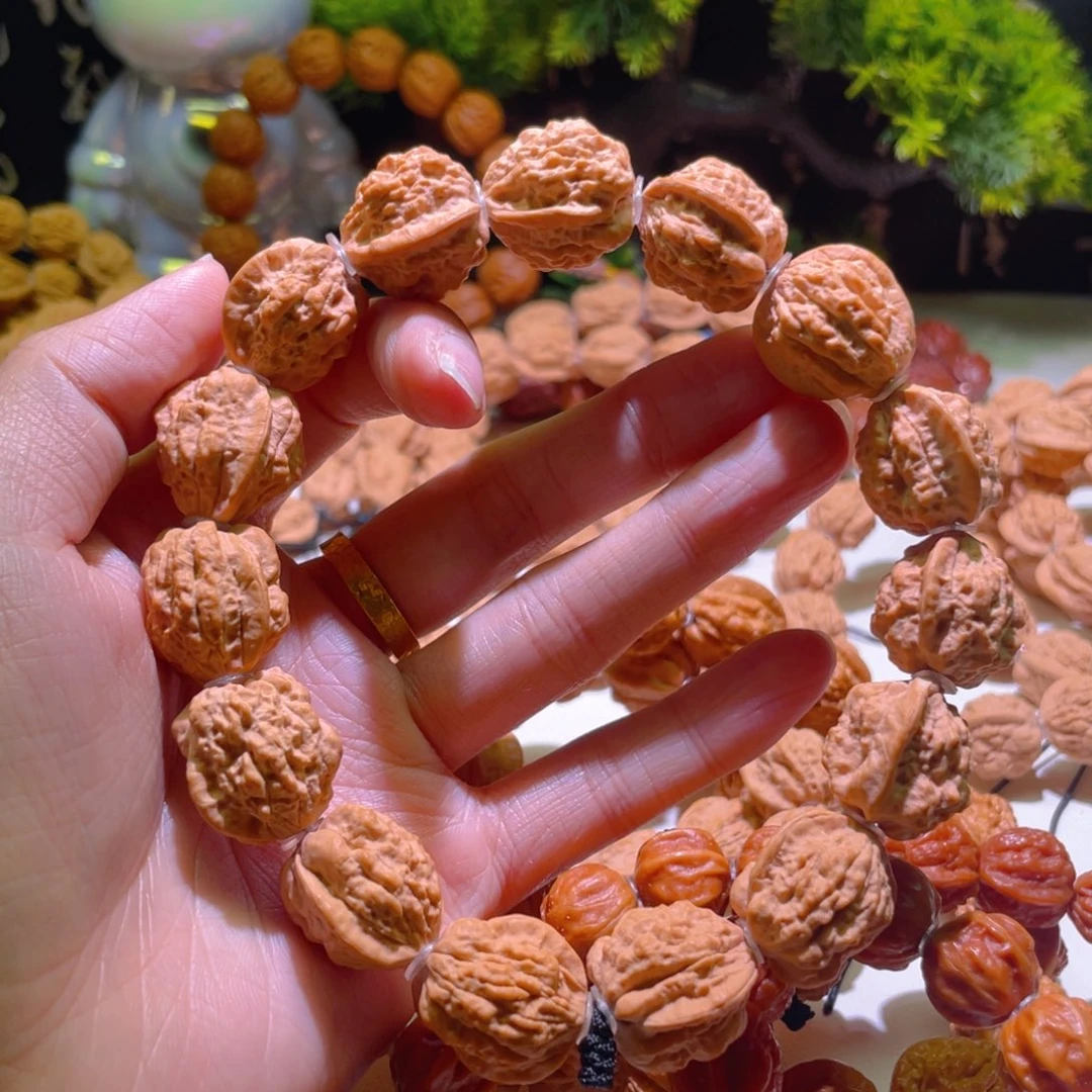 干***饭手串文玩核桃小金蝉