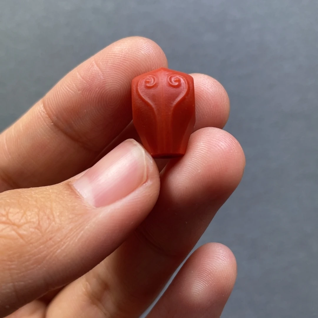 J***屁南红玛瑙未镶嵌配饰9.6mm