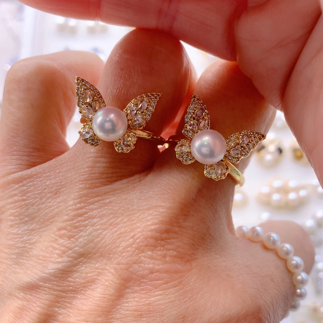 耳饰合金淡水珍珠